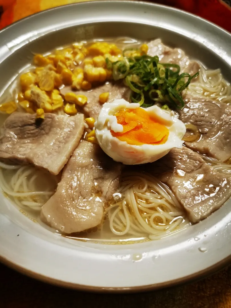 Snapdishの料理写真:暑さに負けるな❗
さっぱり美味しい塩そうめん🍺👌🎶|ペンギンさん