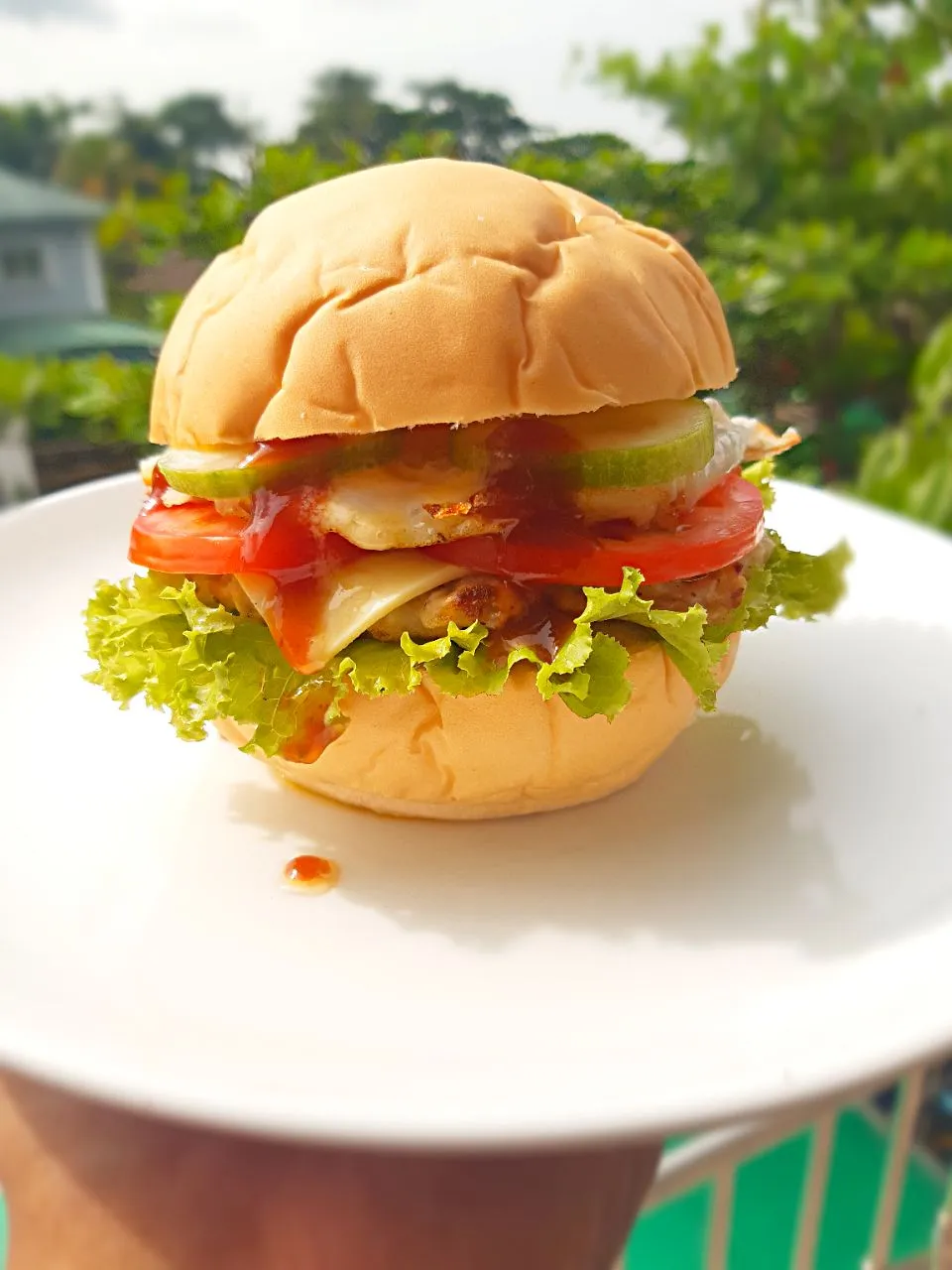 chicken burger|chef johnさん