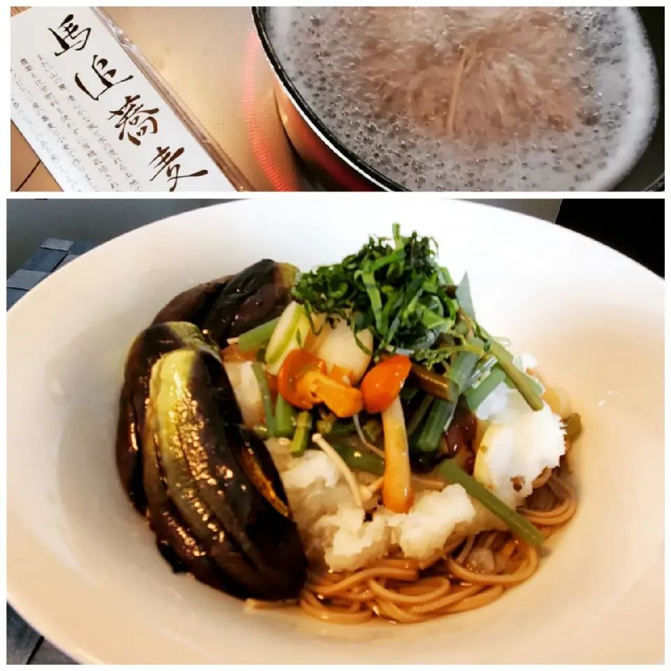 Snapdishの料理写真:猛暑にあっさりしたお蕎麦はいかが？|motohiroさん