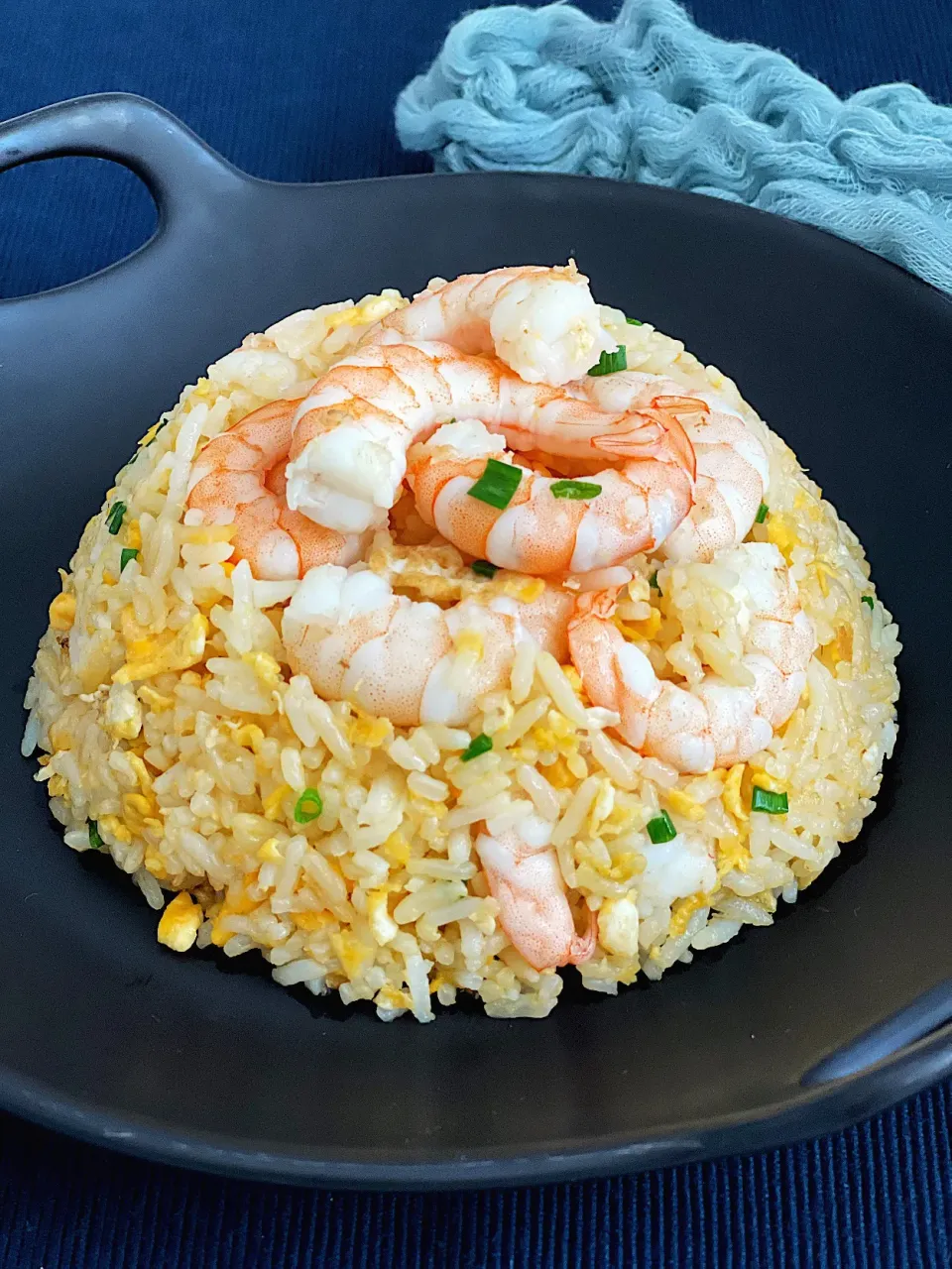 Fried rice with egg and prawn|12Dragonさん