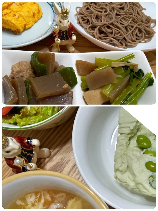 Snapdishの料理写真:'21．8/2
本日の昼ごはんと晩ごはん😋|たえさん