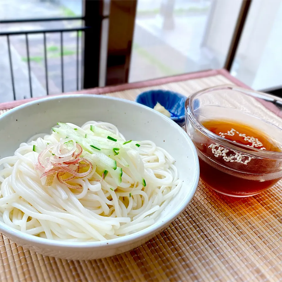 ひんやり✨半田そうめん𓂃𓈒𓏸|なつきさん