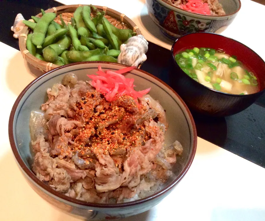 吉野家風の味付けにした牛丼|Takeshi  Nagakiさん