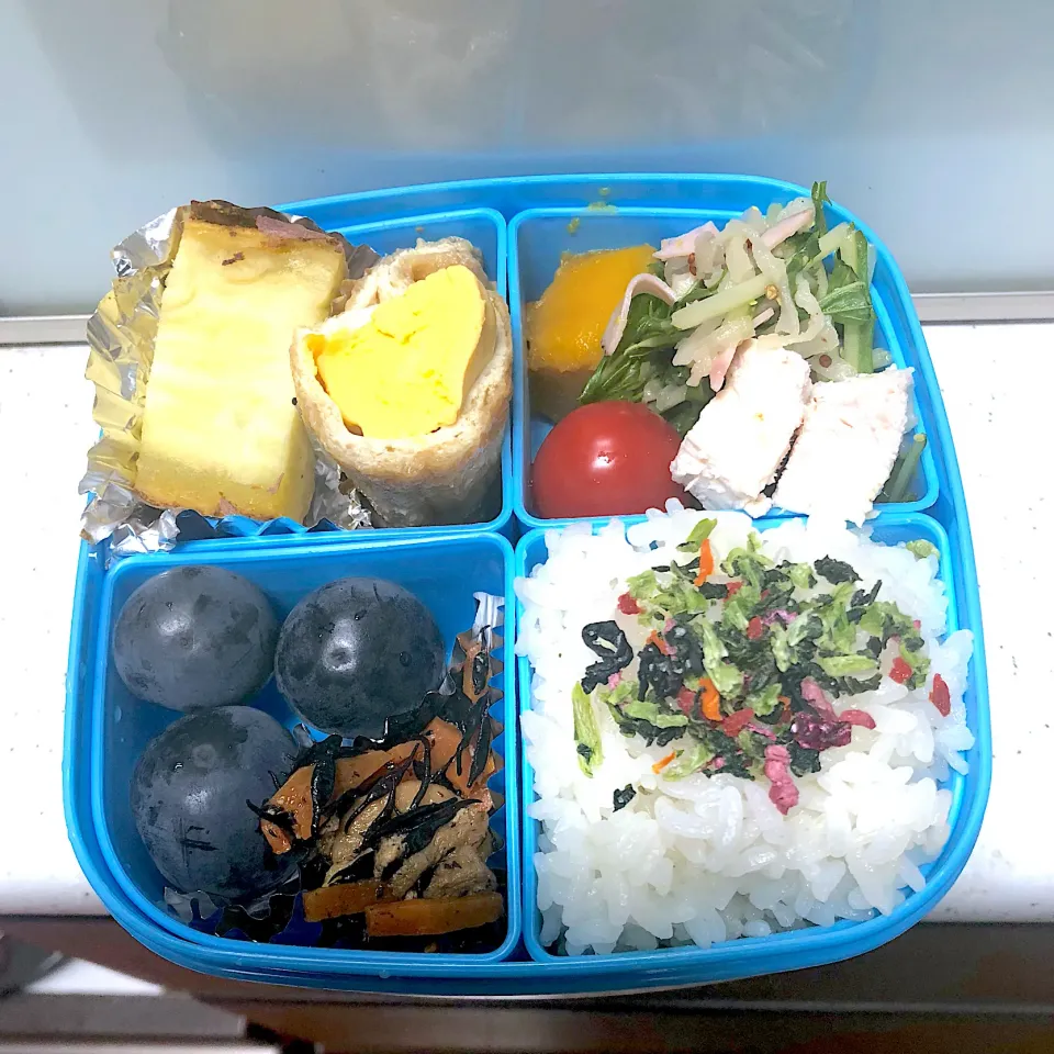 Snapdishの料理写真:2021.8.2小1夏休み弁当|ラブリー心愛さん