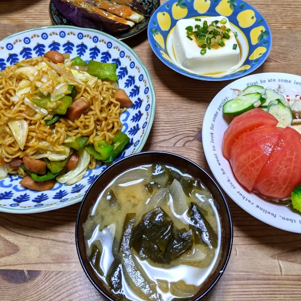 2021/08/03 　ジャンバラヤ風焼きそば🍀|ちいたんさん