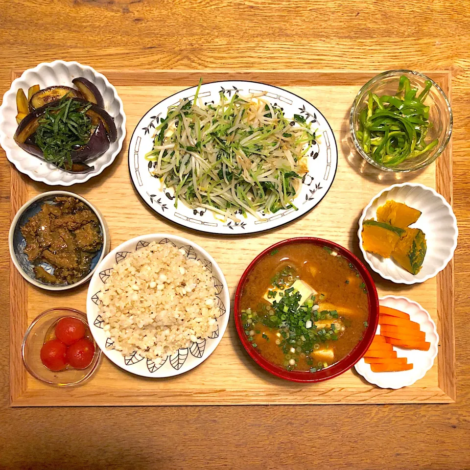 #vegan 
豆苗ともやしの炒め|makiko_aさん