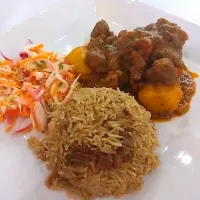 Kenyan lamb stew, pilau rice and kimbuchari salad|Iman Hafizさん