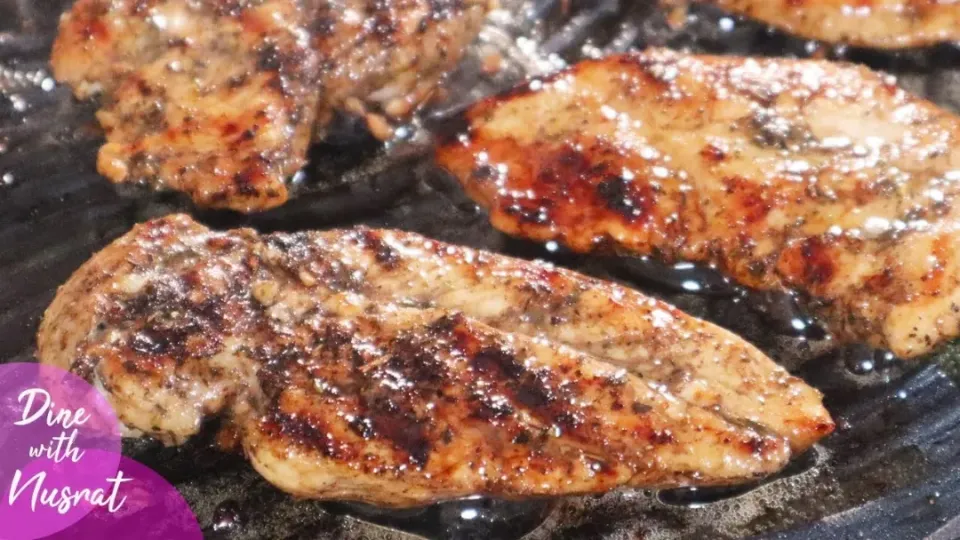 Balsamic Chicken Breast|Dine With Nusratさん