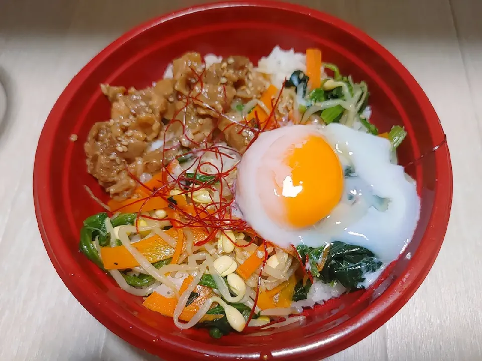 昼飯にビビンパだと⁉️|おてんとさんさん