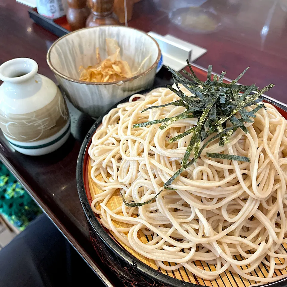 おろしそば大盛@相馬屋(月島)|塩豚骨さん