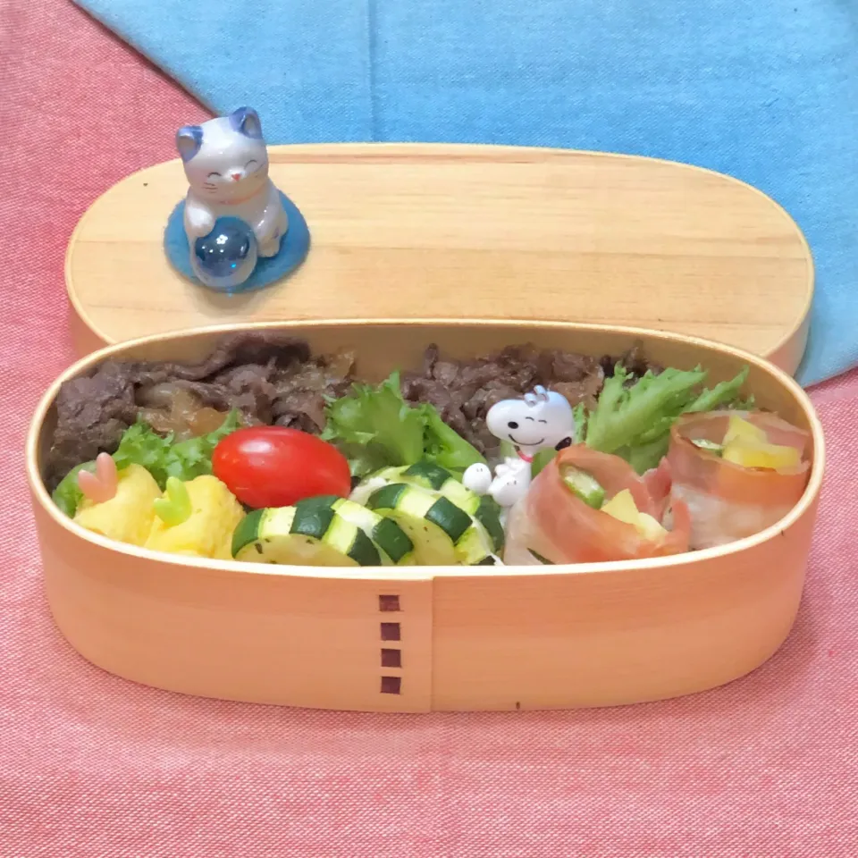 牛しぐれ煮☘の💙ちゃんお弁当　7/7水|sweet homeさん