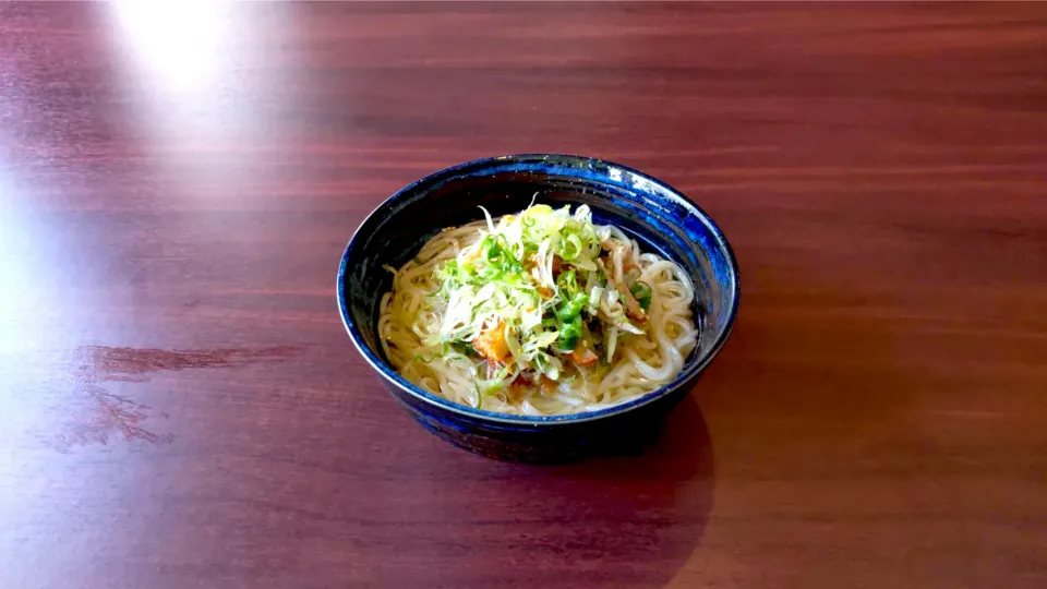 阿波尾鶏のねぎまみれそうめん|半田手延べそうめんの店 阿波や壱兆さん