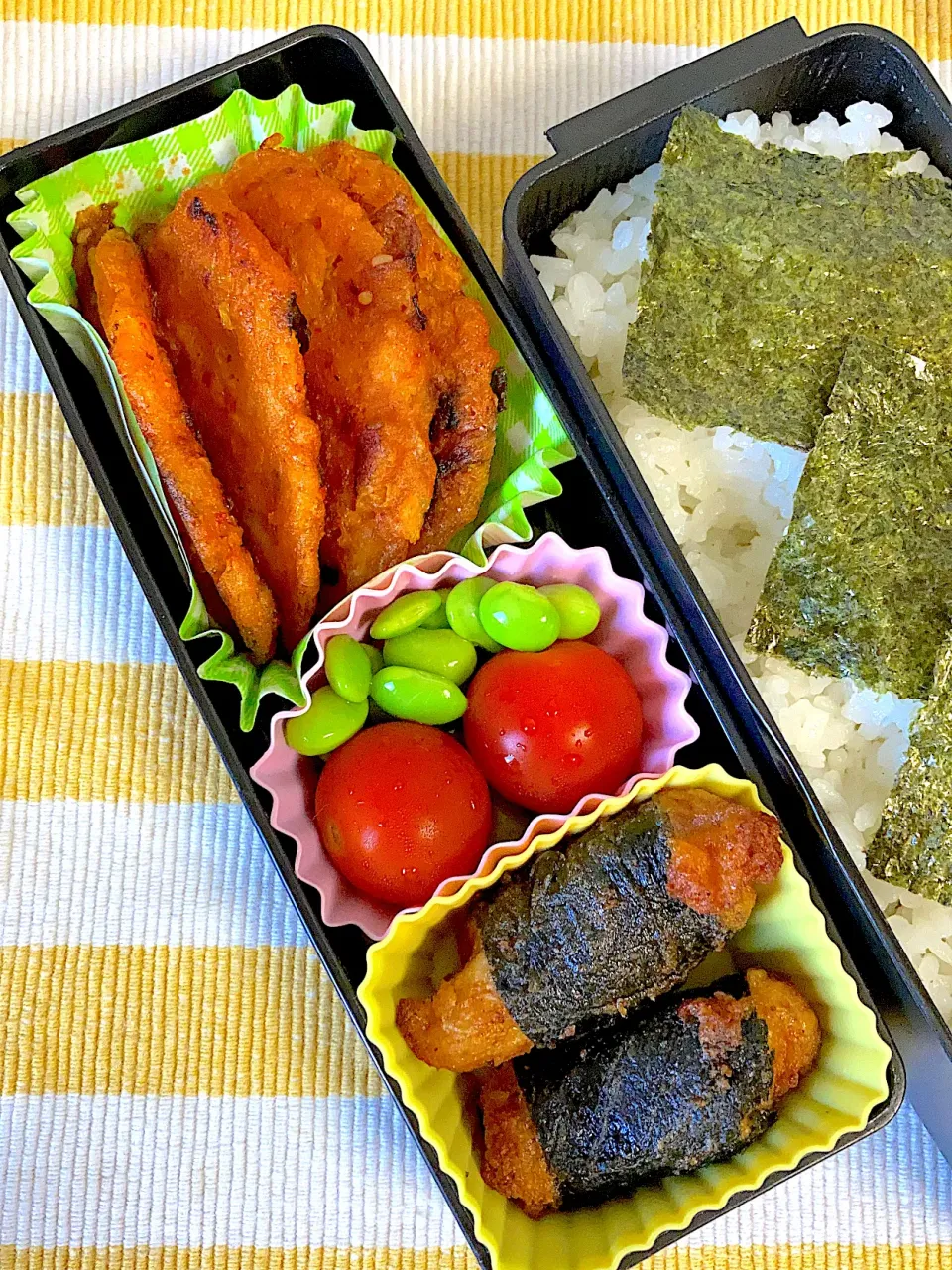 8/5☆旦那☆キムチチヂミ弁当|ちーさん