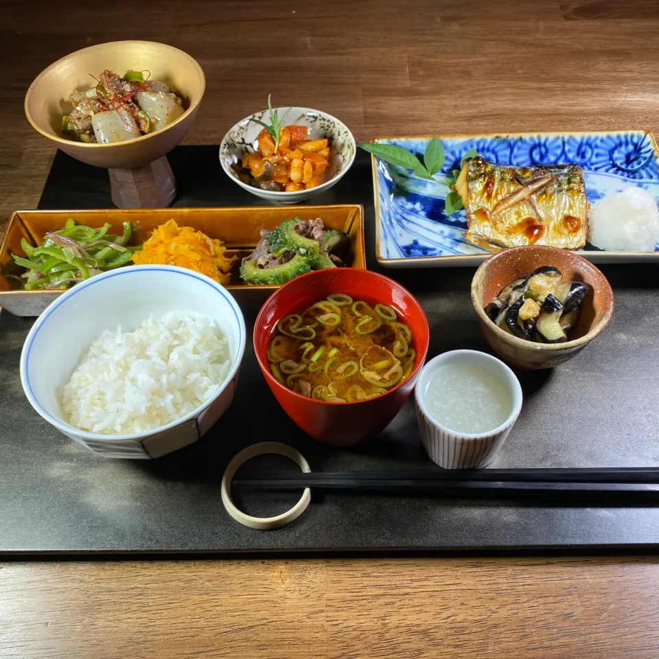 鯖の塩焼き定食|ぞうさんのお台所さん