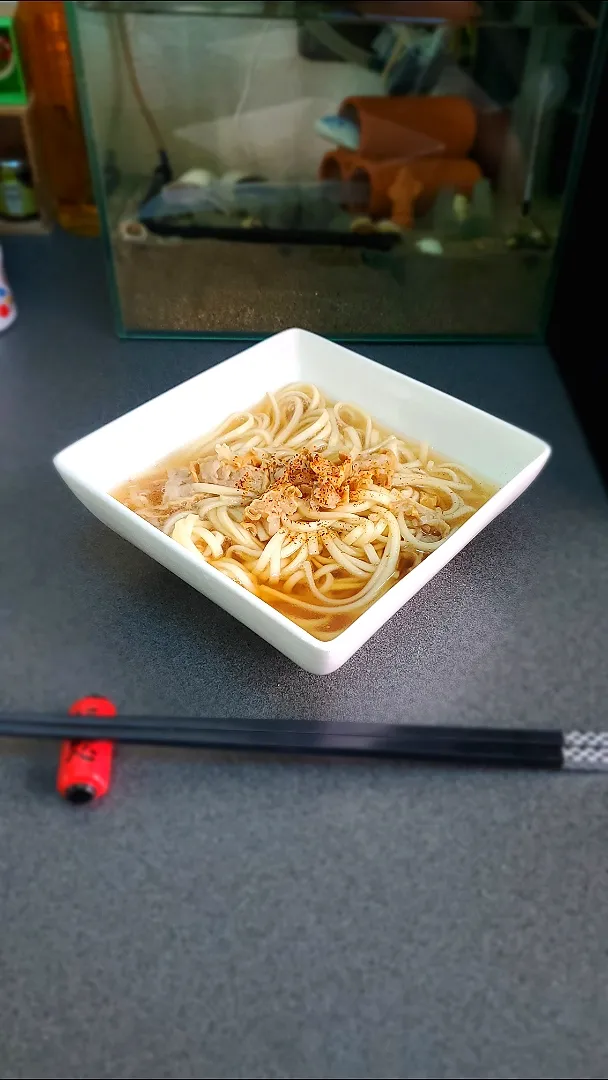 奈良38℃　我が家44℃で…
カスうどん🤣|masaki .fさん