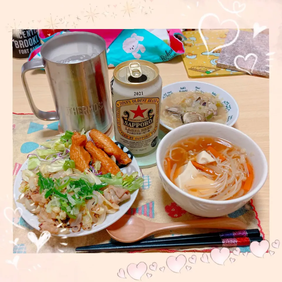 ８／５ ｔｈｒ 晩ごはん🍴＊○°|rinaronarさん