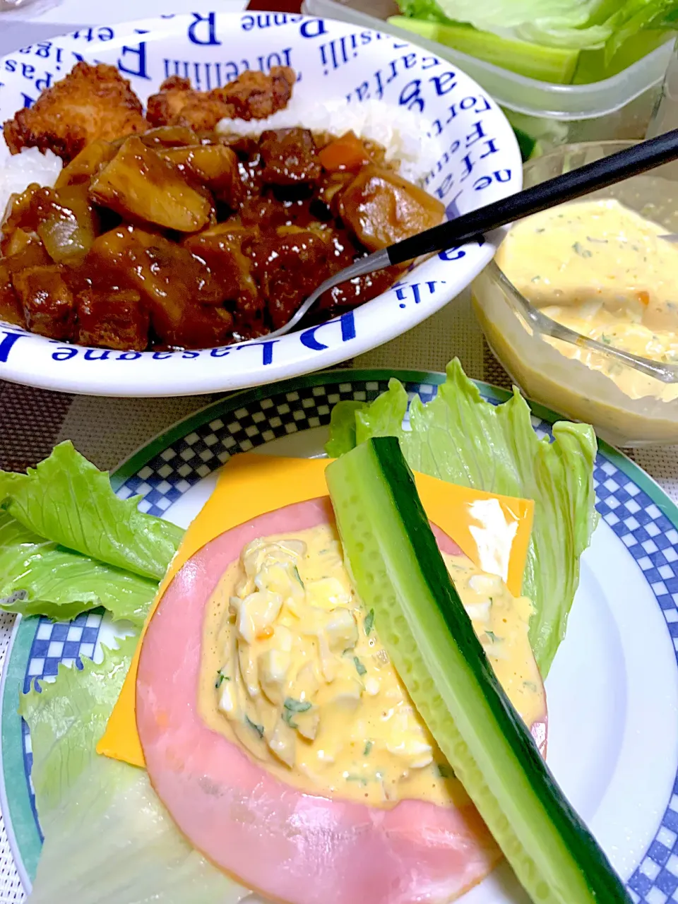 タルタルソースレタス巻サラダ🥗🥬|シュトママさん