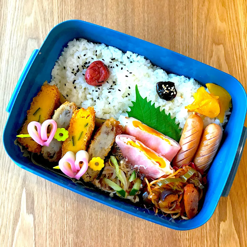 Snapdishの料理写真:旦那弁当🍱|ちぃさん