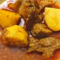 Snapdishの料理写真:aloo gosht|ainiさん