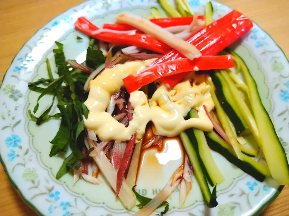 憶良のレシピ　お夜食サラダ|okuraさん