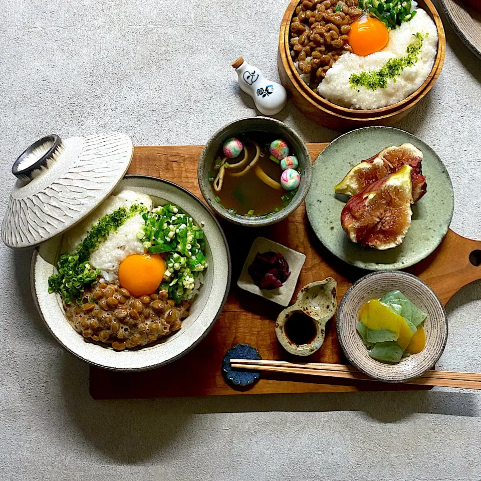 Snapdishの料理写真:ネバトロ丼|mihooobuuさん