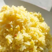 saffron cilantro rice|Kimberly Leachさん