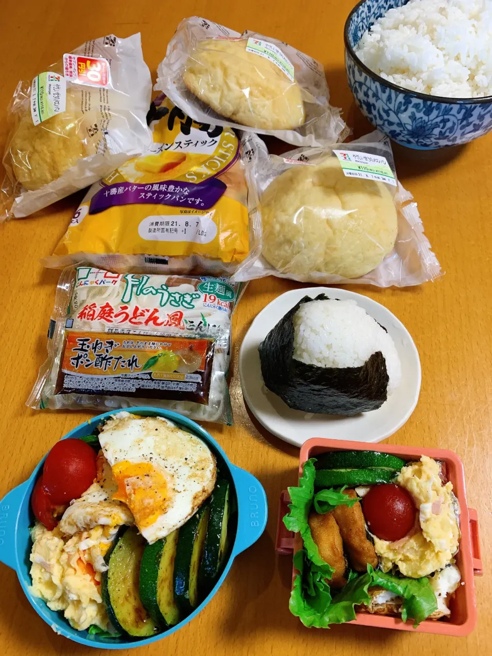 Snapdishの料理写真:今日のお弁当💜2021.8.6.|kimikimiさん