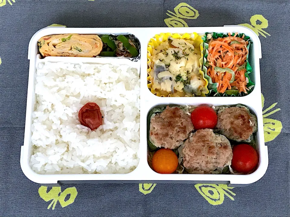 Snapdishの料理写真:ピーマンの肉詰め弁当|703さん