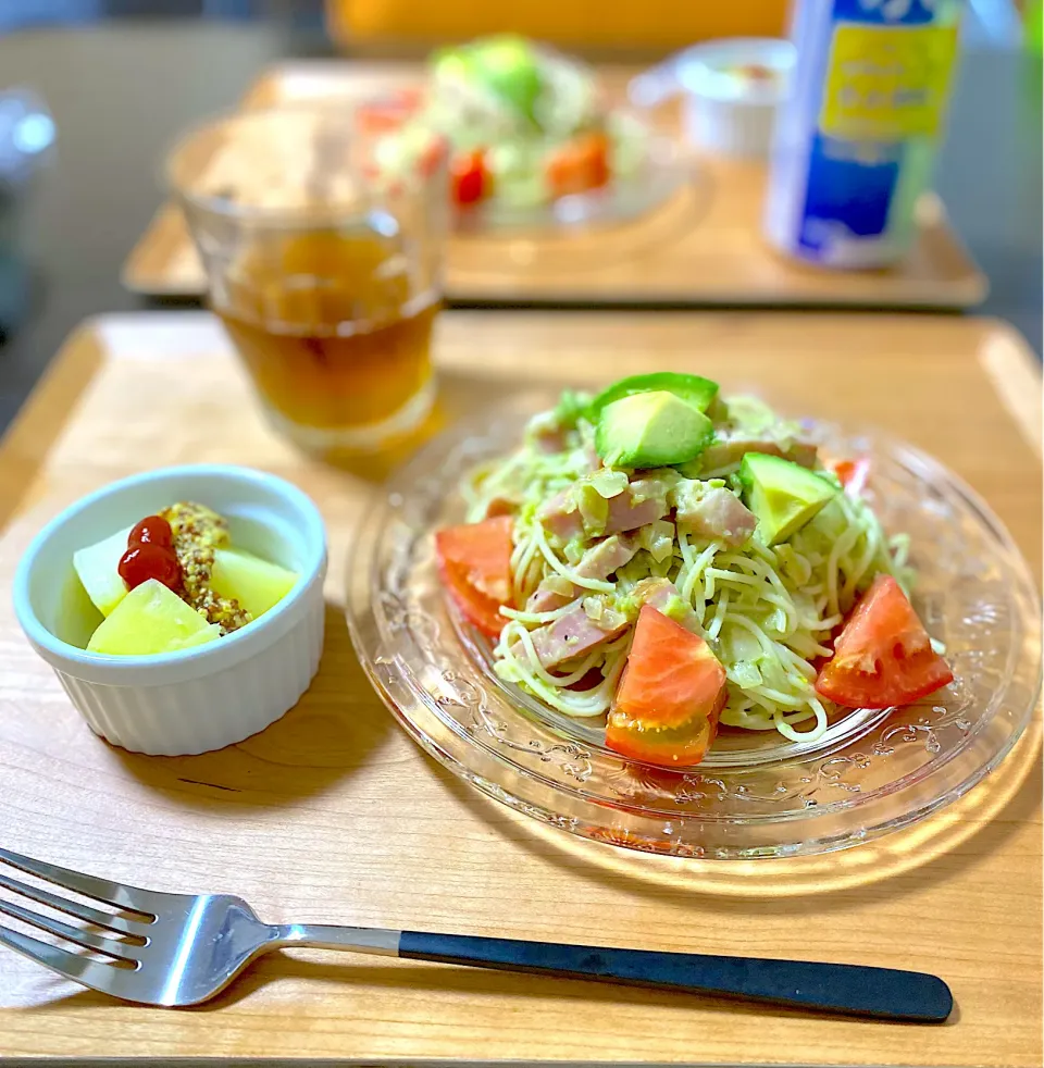 アボカド冷製パスタ🥑|ちぐあささん