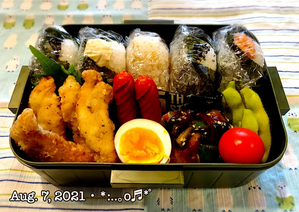 Snapdishの料理写真:2021/08/07お弁当〜⚾️|いく❤️さん