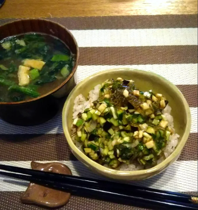 Snapdishの料理写真:山形のだしのっけごはん|かずさん