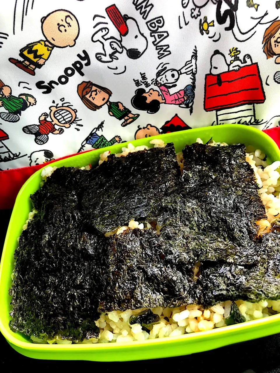 Snapdishの料理写真:#昼飯　ロウカット玄米梅しそ海苔段々ご飯弁当|ms903さん