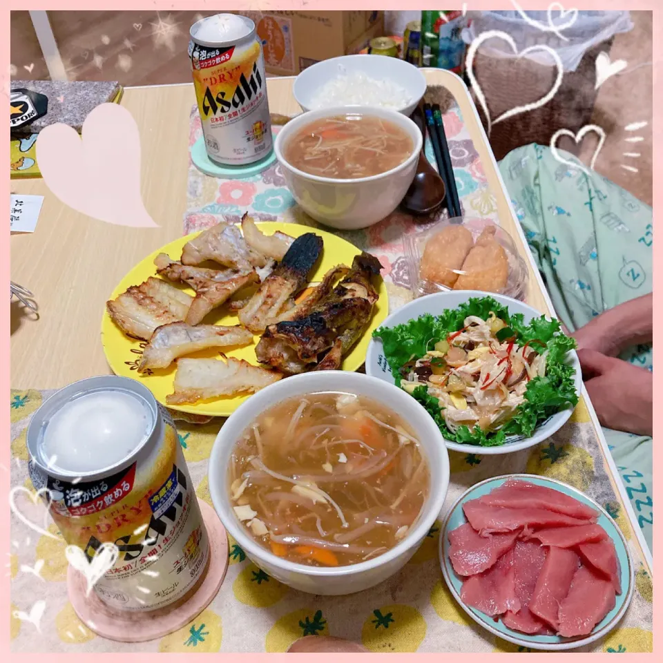 Snapdishの料理写真:８／７ ｓａｔ 晩ごはん🍴＊○°|rinaronarさん