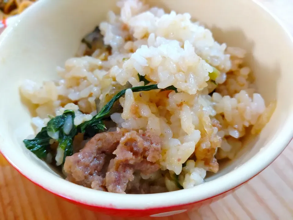 コクうま！牛肉オイマヨ炒飯|みぽりんさん