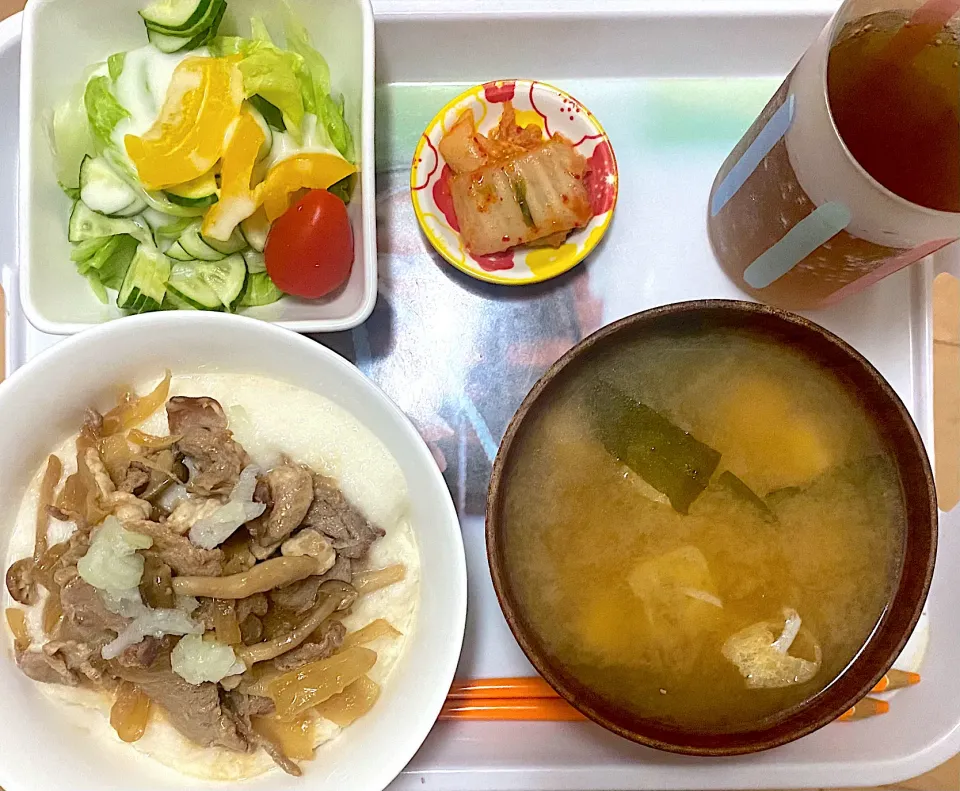 とろろ豚丼定食！|あんこさん