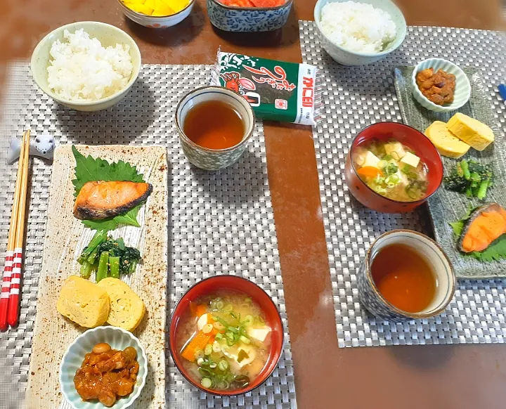 Snapdishの料理写真:８/9 🌀☔
　和朝食🍃|びせんさん