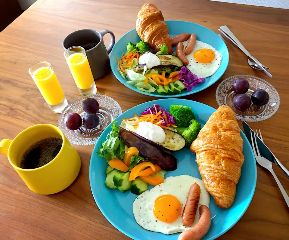 クロワッサン定食|こんぶさん