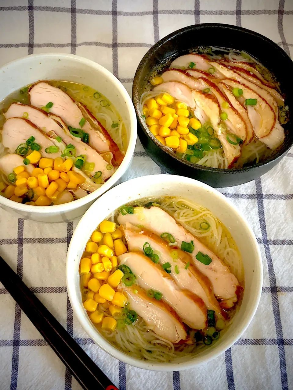 お昼は、さっぱり塩ラーメン風素麺|ゆーこ。さん