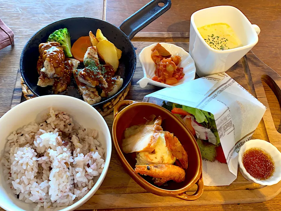 Snapdishの料理写真:プレートランチ|aico☆さん