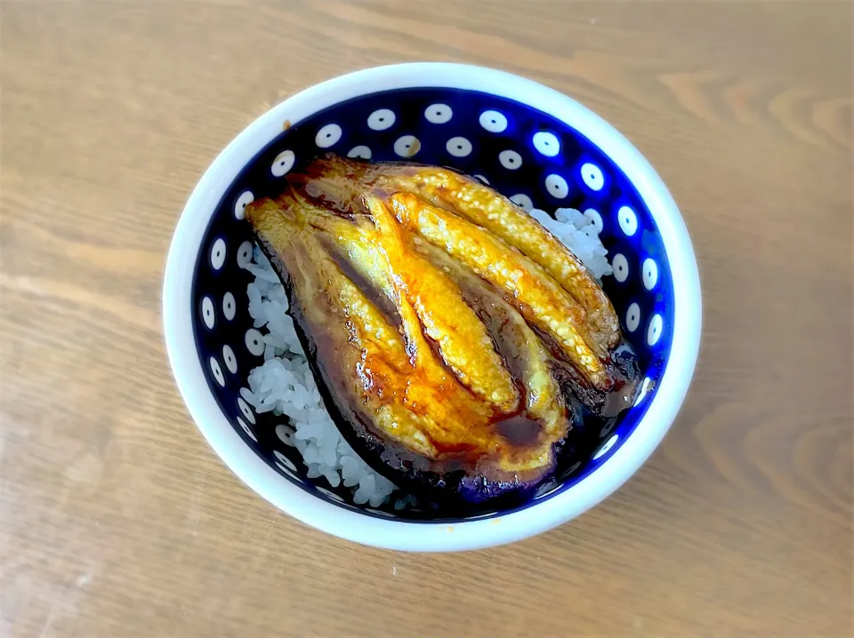 ナスの蒲焼き丼|マミさん