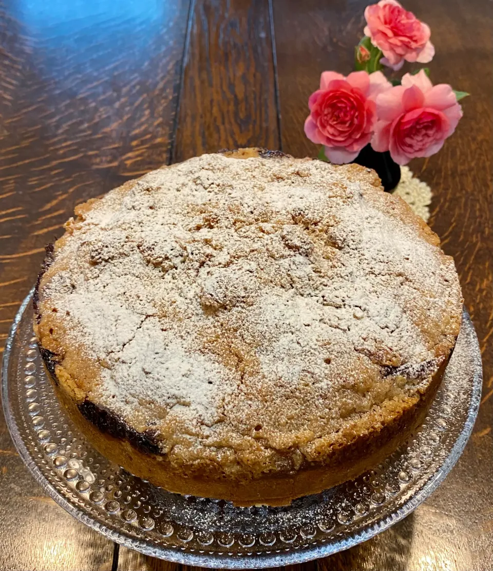 アメリカのBlueberry Crumble Cake❤️|Rarikoさん