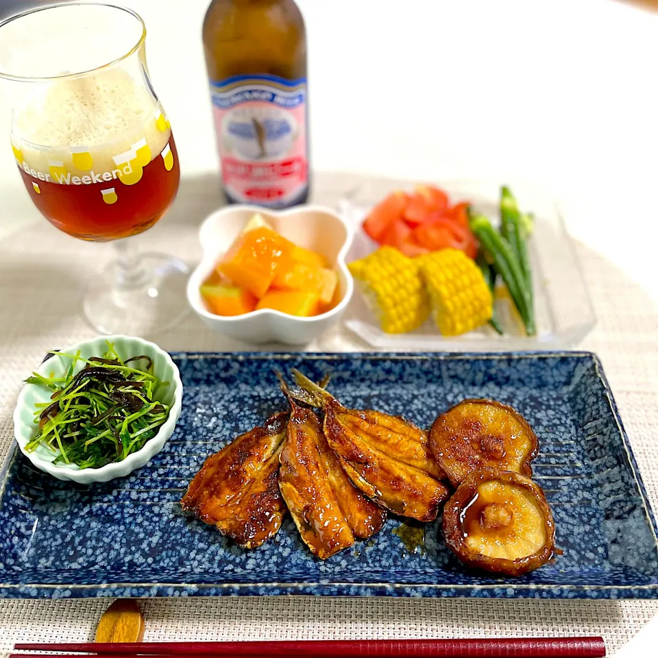 8/9晩ご飯：鰯の蒲焼き|ななみんさん