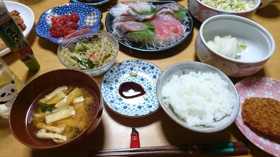 Snapdishの料理写真:晩ごはん🌃|しまだ ちえこさん