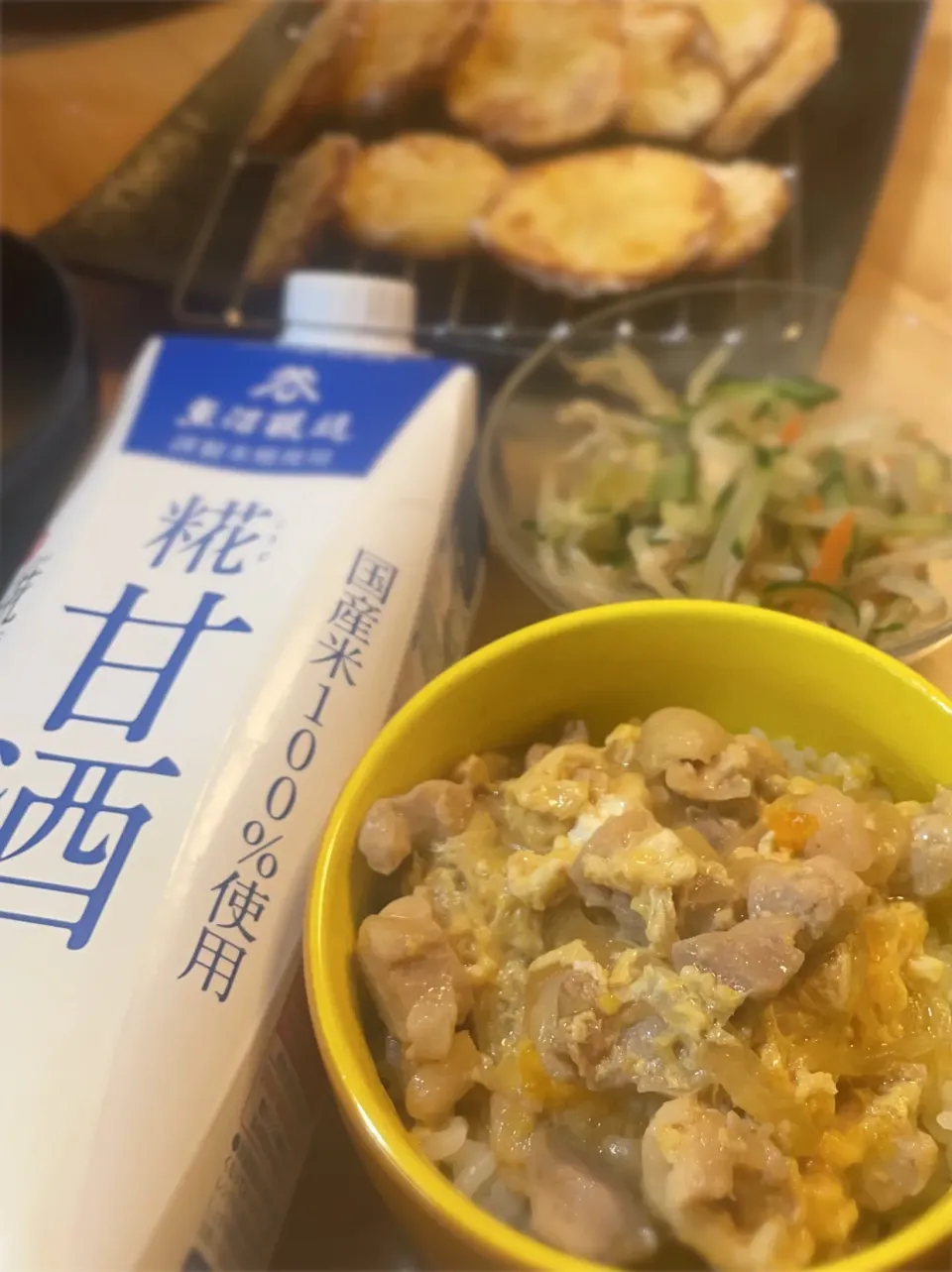 糀甘酒で親子丼💕|かおたまさん