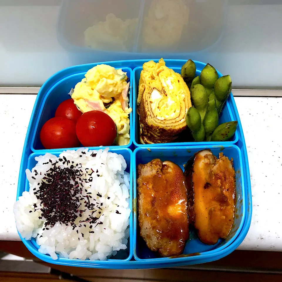 Snapdishの料理写真:2021.8.10小1夏休み弁当|ラブリー心愛さん