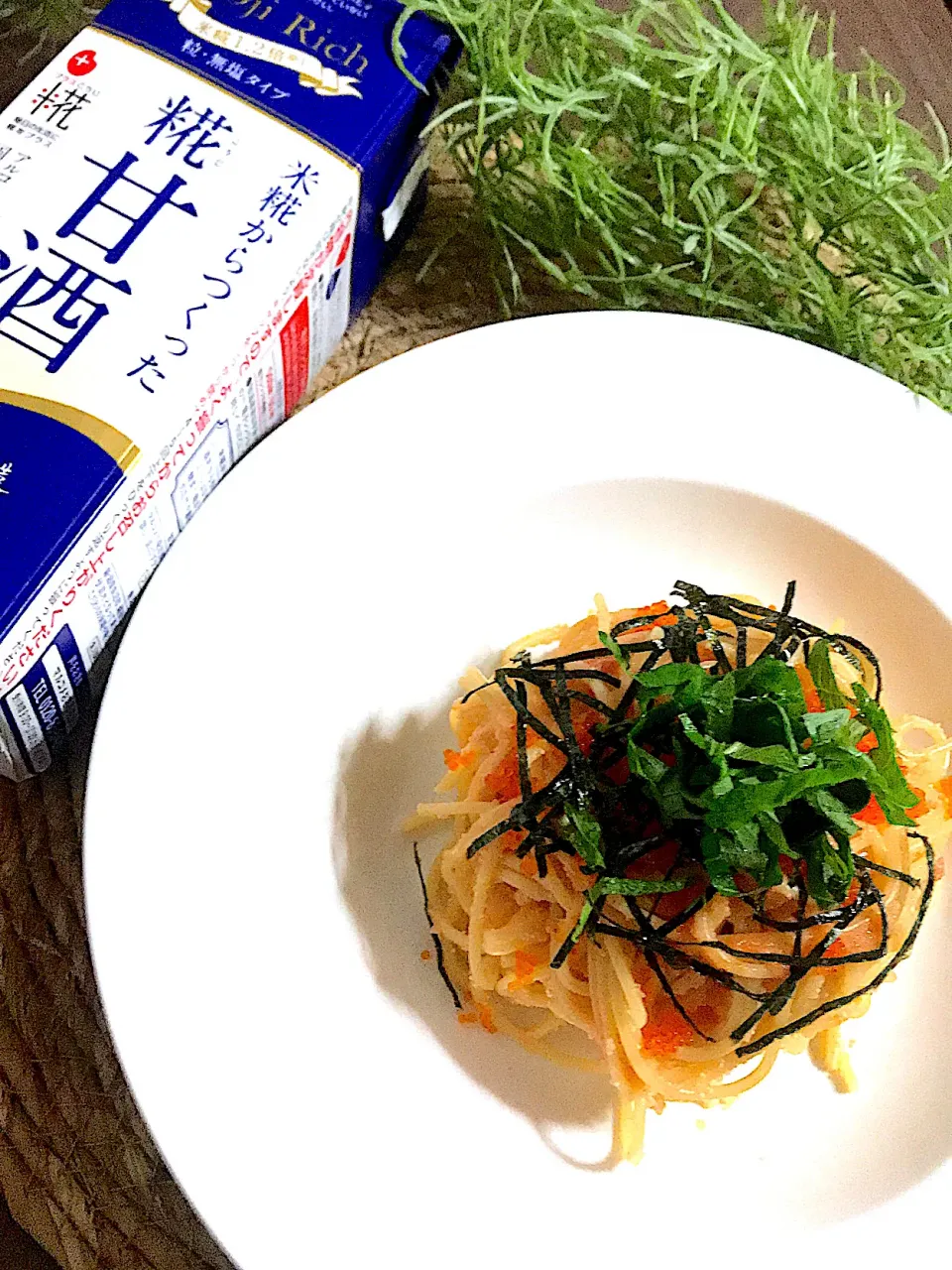 糀甘酒を使った、辛子明太子パスタ❤️❤️❤️|🌺🌺Foodie🌺🌺さん