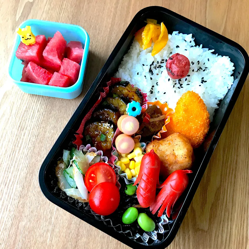 小1男子の学童弁当🍙|ちぃさん