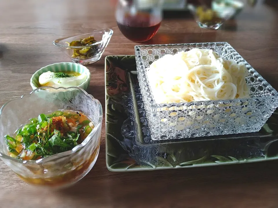 古尾谷りかこさんの料理 つゆをいただく♪お素麺|古尾谷りかこさん