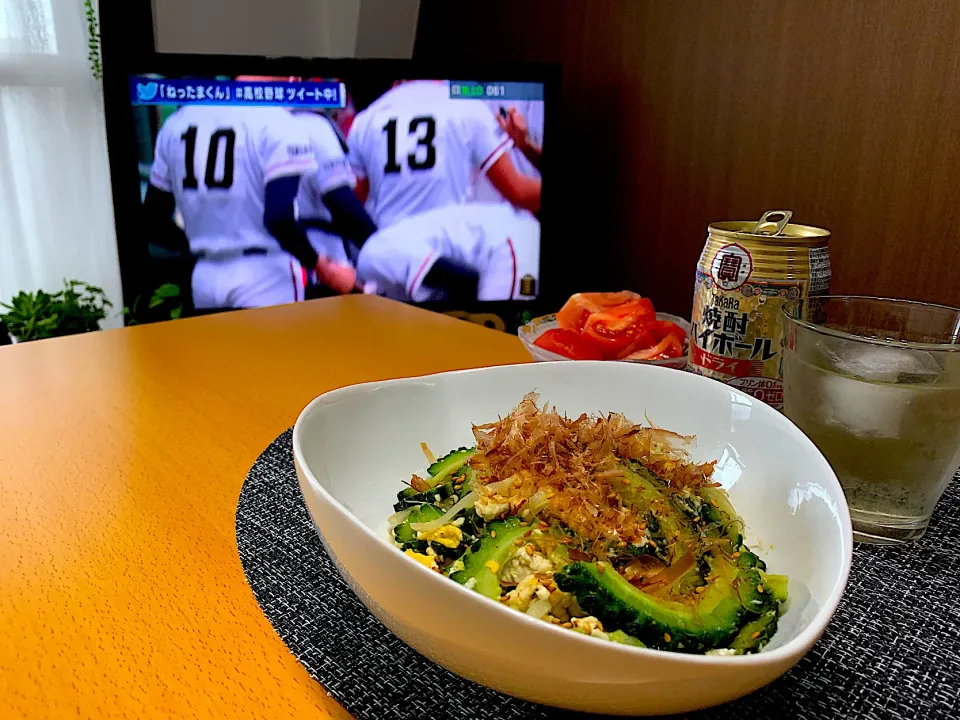 夏はゴーヤチャンプルと高校野球⚾️|みっきーさん