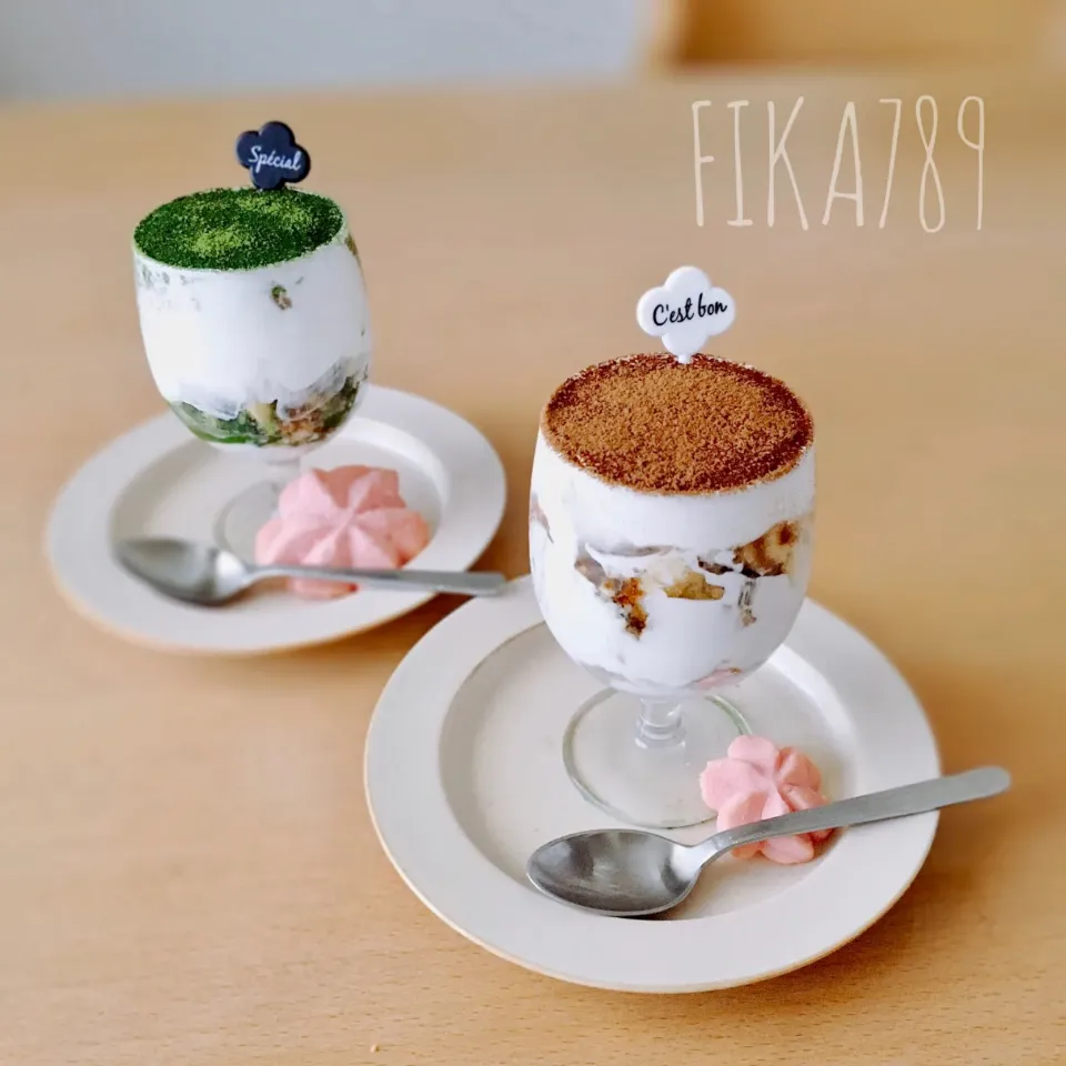 ヨーグルトクリーム　で　なんちゃってティラミス|FIKA789さん